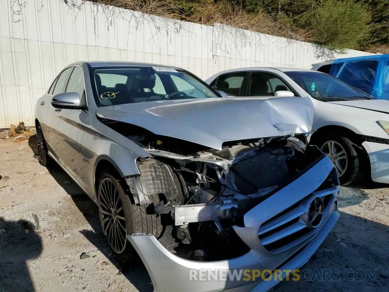 1 fotografías del automóvil dañado W1KWF8DB1MR633651 MERCEDES-BENZ C-CLASS 2021