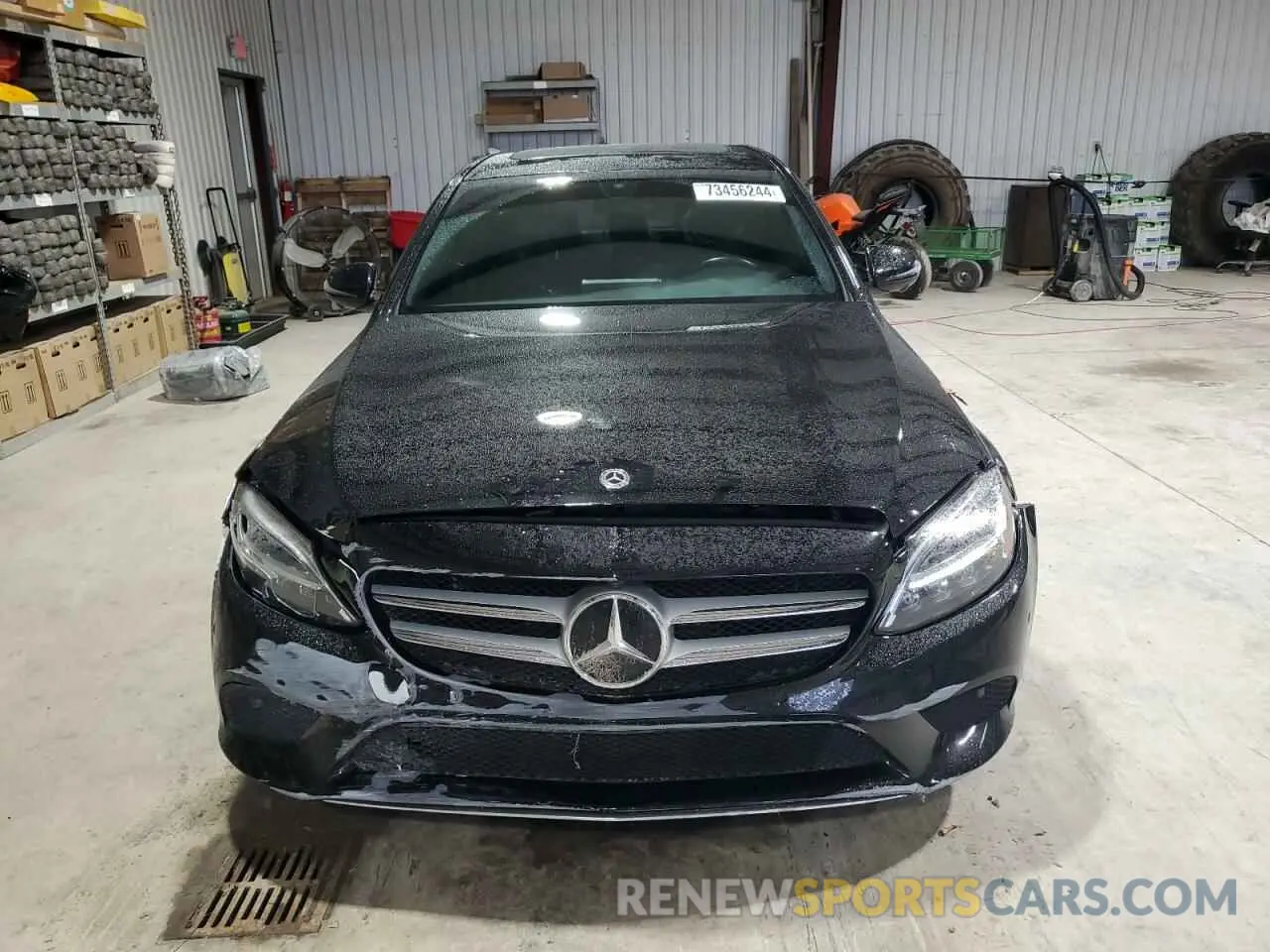 5 fotografías del automóvil dañado W1KWF8DB1MR638560 MERCEDES-BENZ C-CLASS 2021