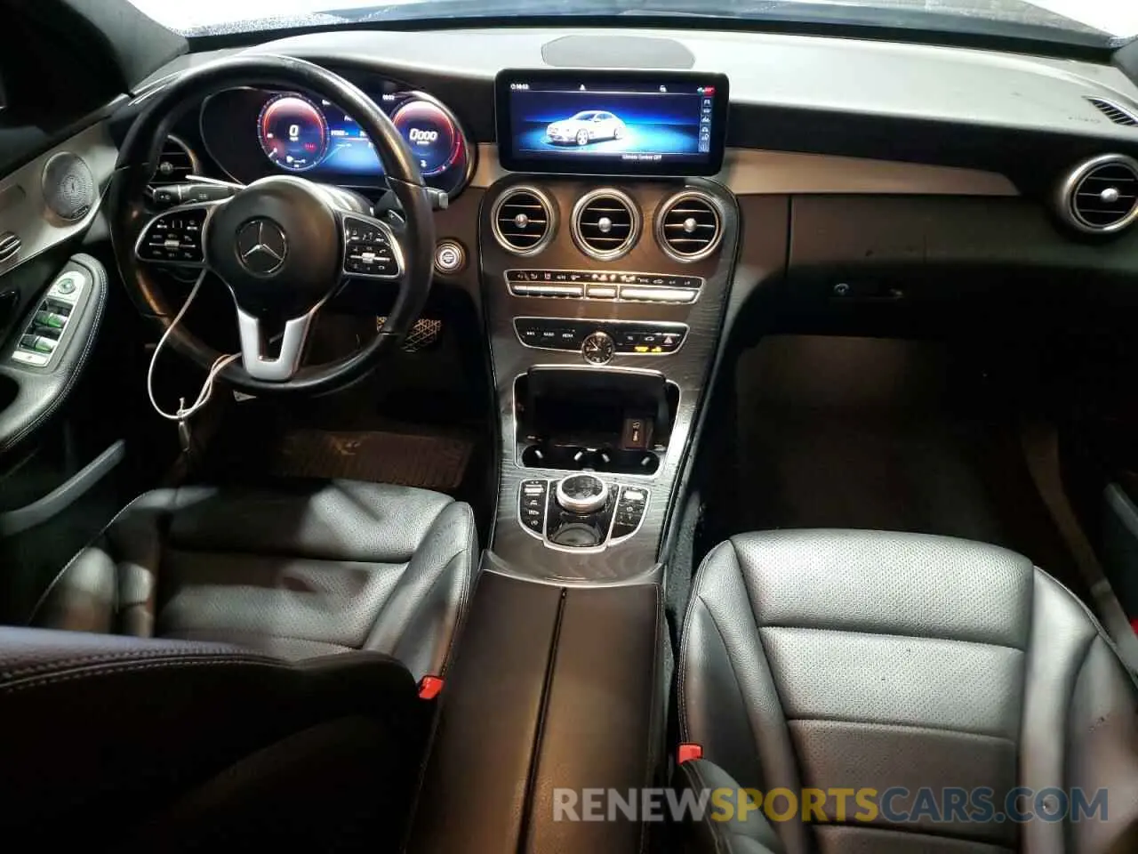 8 fotografías del automóvil dañado W1KWF8DB1MR638560 MERCEDES-BENZ C-CLASS 2021