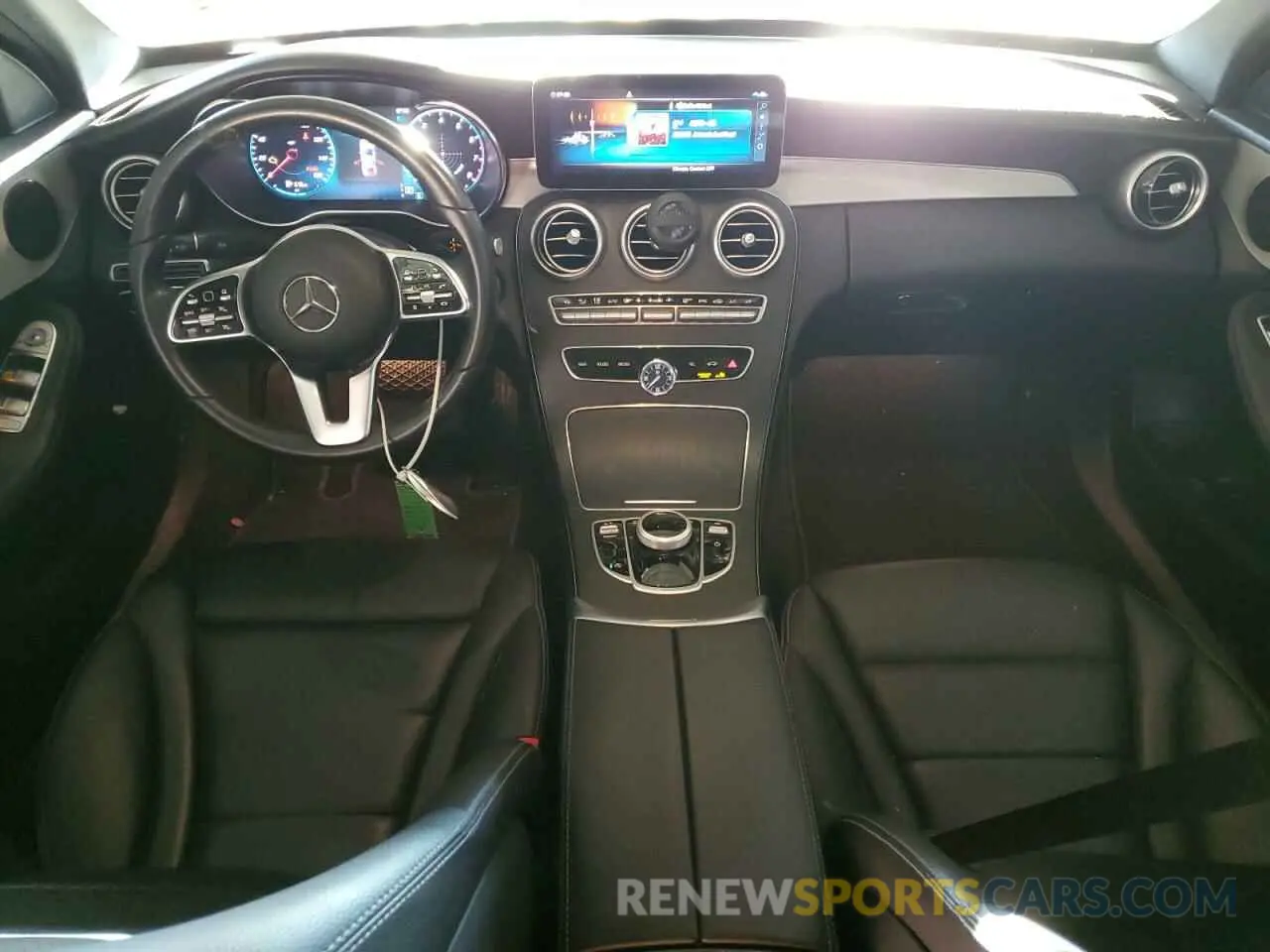 8 fotografías del automóvil dañado W1KWF8DB5MR616142 MERCEDES-BENZ C-CLASS 2021