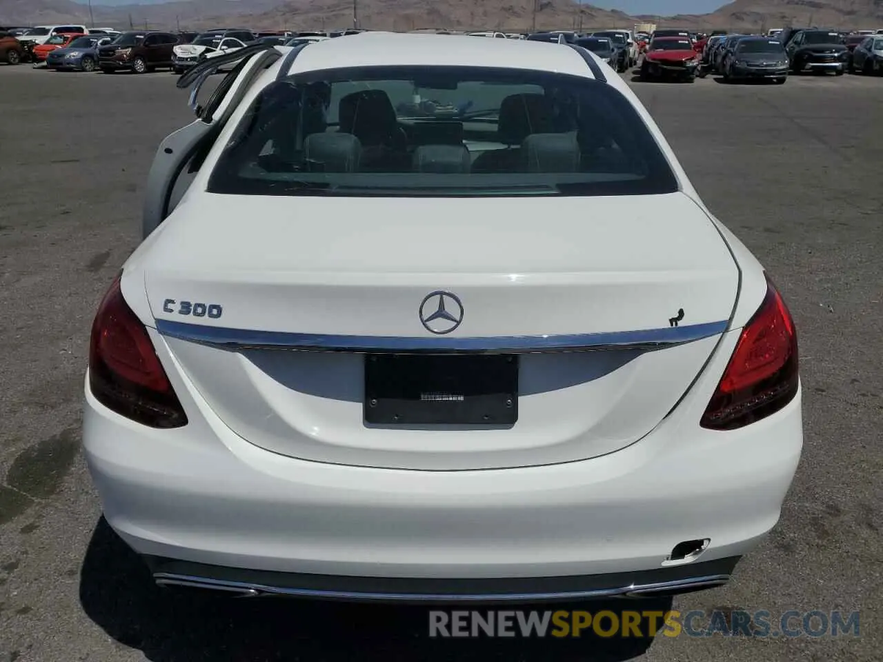 6 fotografías del automóvil dañado W1KWF8DB5MR626928 MERCEDES-BENZ C-CLASS 2021