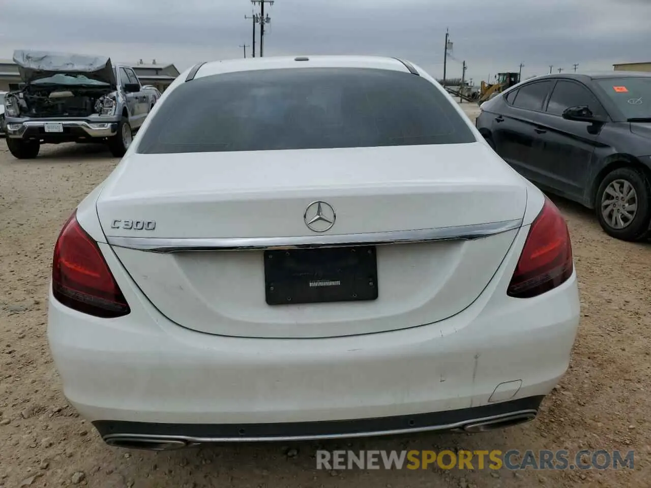 6 fotografías del automóvil dañado W1KWF8DB5MR645091 MERCEDES-BENZ C-CLASS 2021