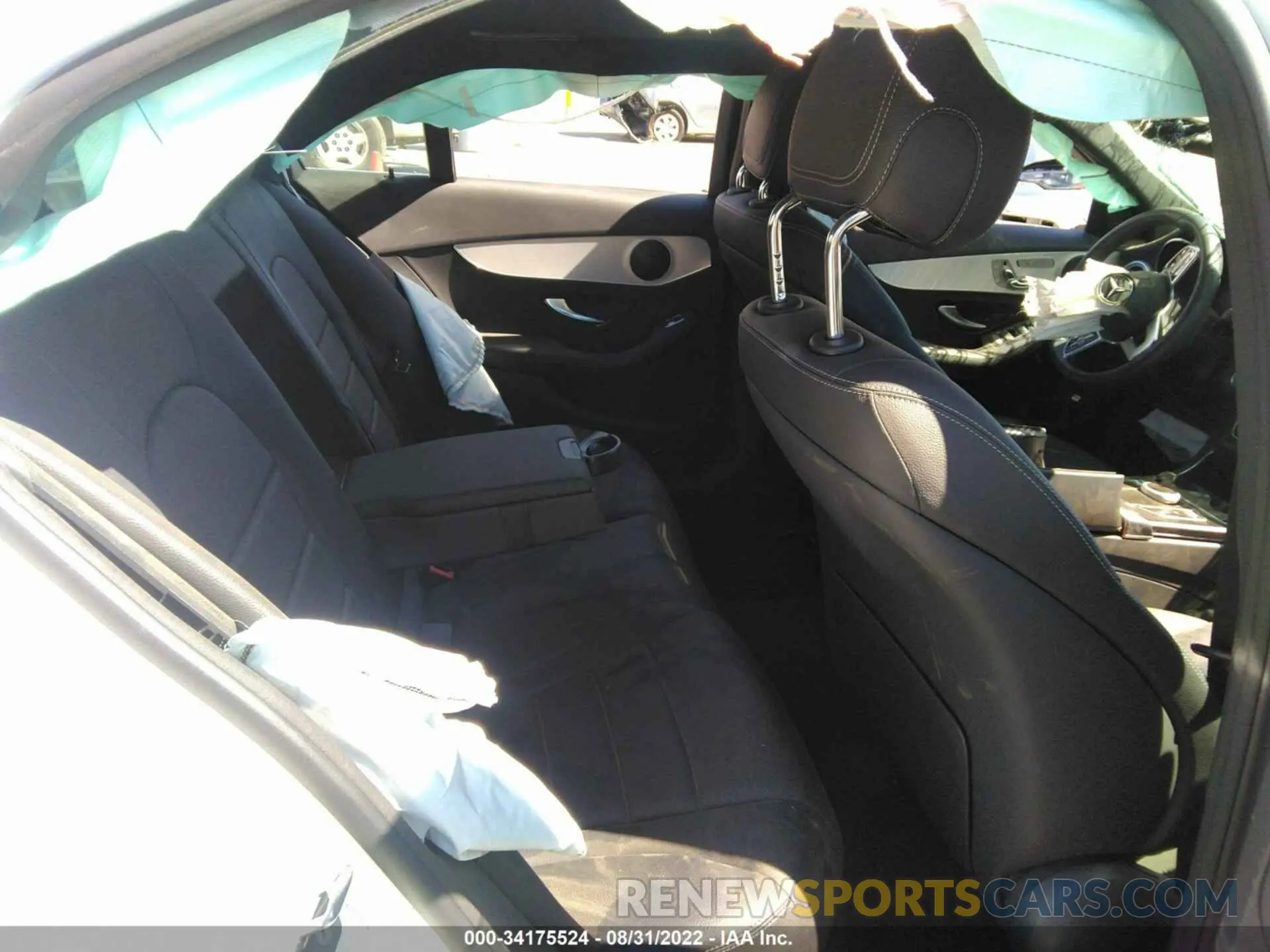 8 fotografías del automóvil dañado W1KWF8DB6MR645925 MERCEDES-BENZ C-CLASS 2021