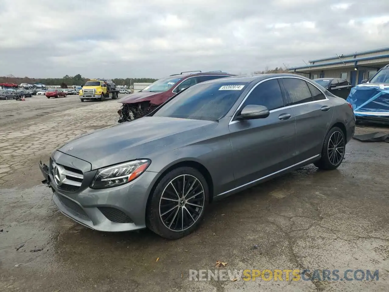 1 fotografías del automóvil dañado W1KWF8DB6MR647772 MERCEDES-BENZ C-CLASS 2021