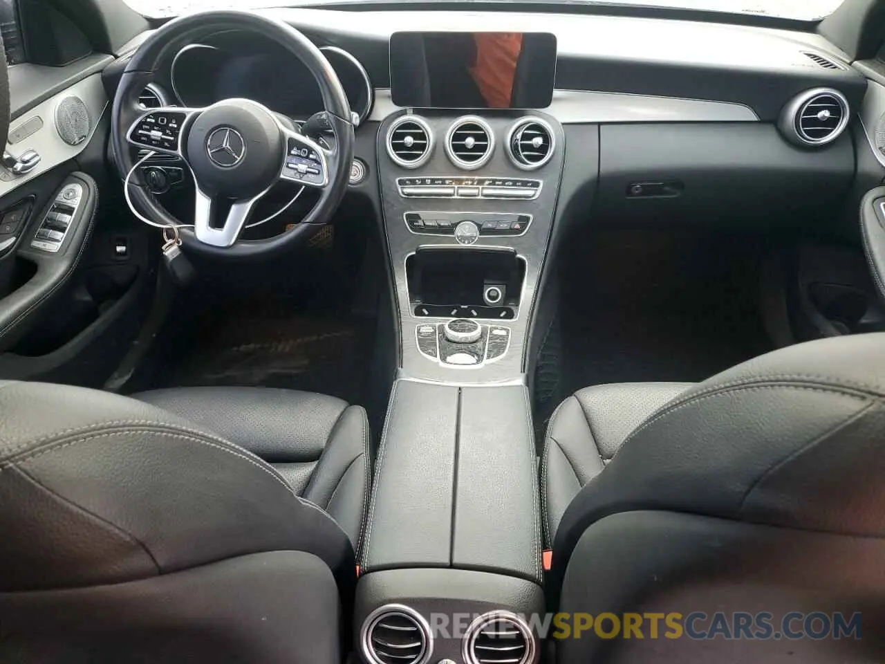 8 fotografías del automóvil dañado W1KWF8DB6MR647772 MERCEDES-BENZ C-CLASS 2021