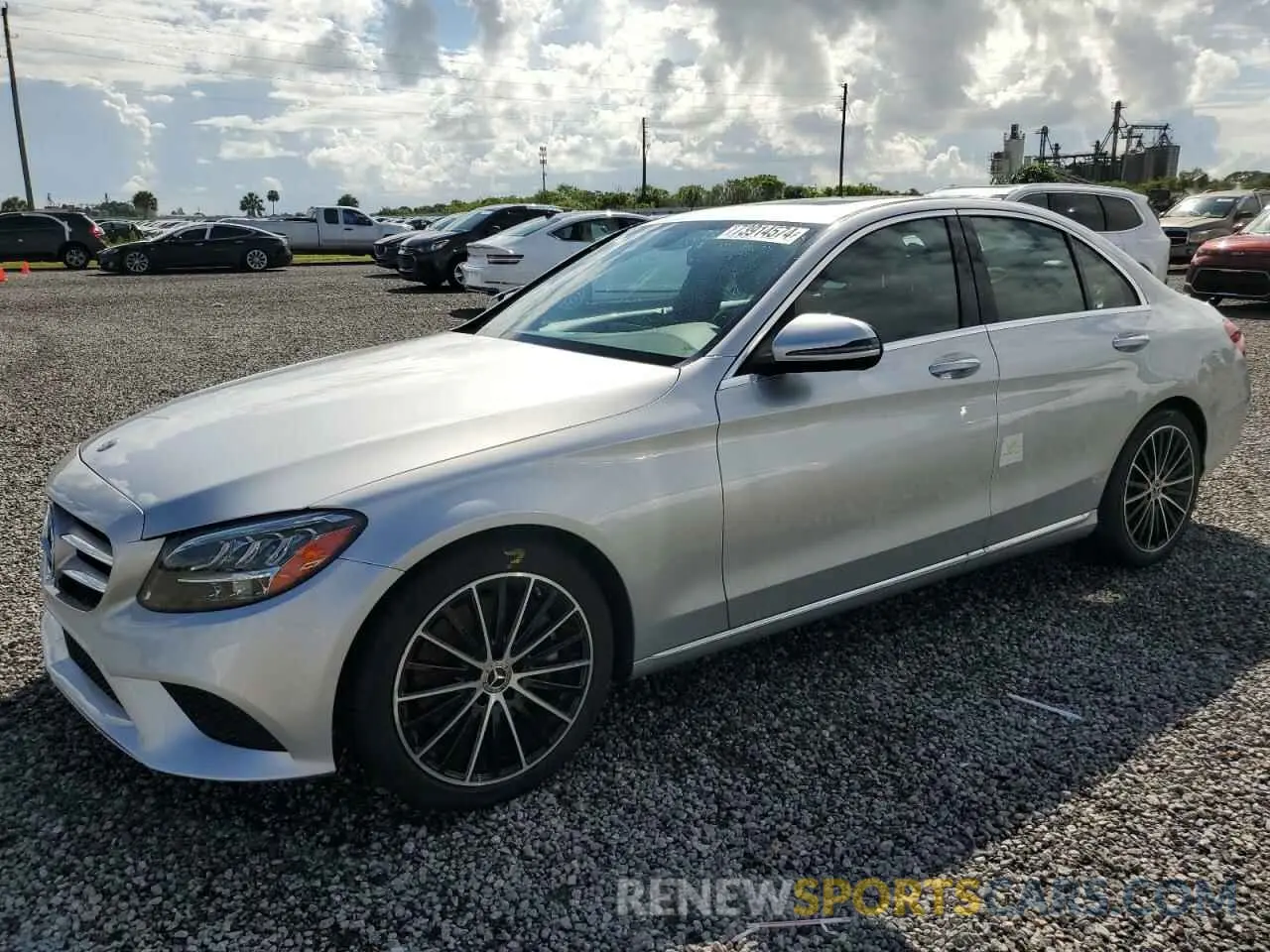 1 fotografías del automóvil dañado W1KWF8DB6MR650610 MERCEDES-BENZ C-CLASS 2021