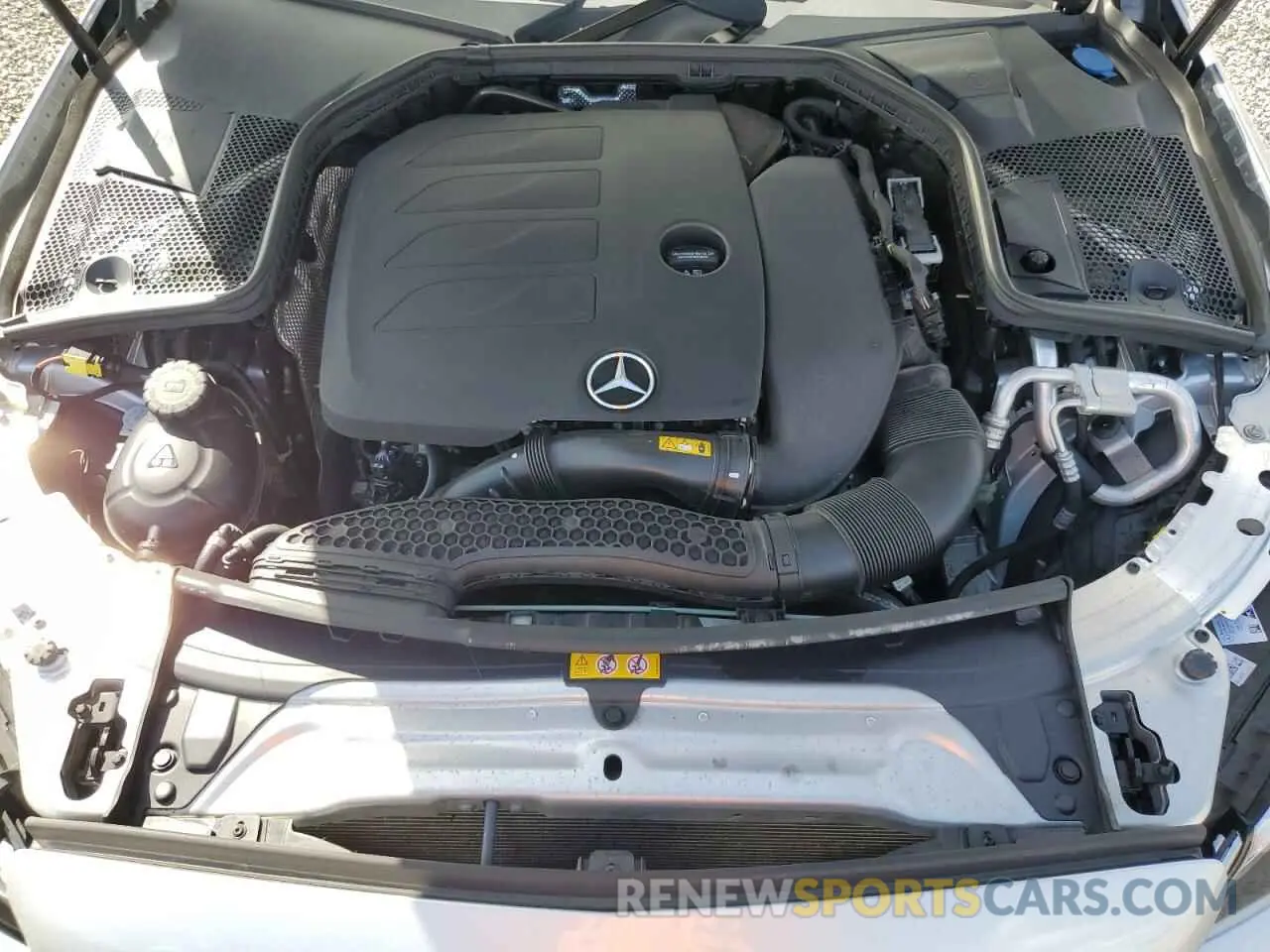 11 fotografías del automóvil dañado W1KWF8DB6MR650610 MERCEDES-BENZ C-CLASS 2021