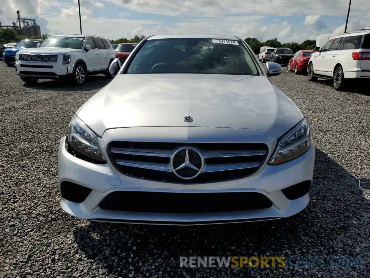 5 fotografías del automóvil dañado W1KWF8DB6MR650610 MERCEDES-BENZ C-CLASS 2021