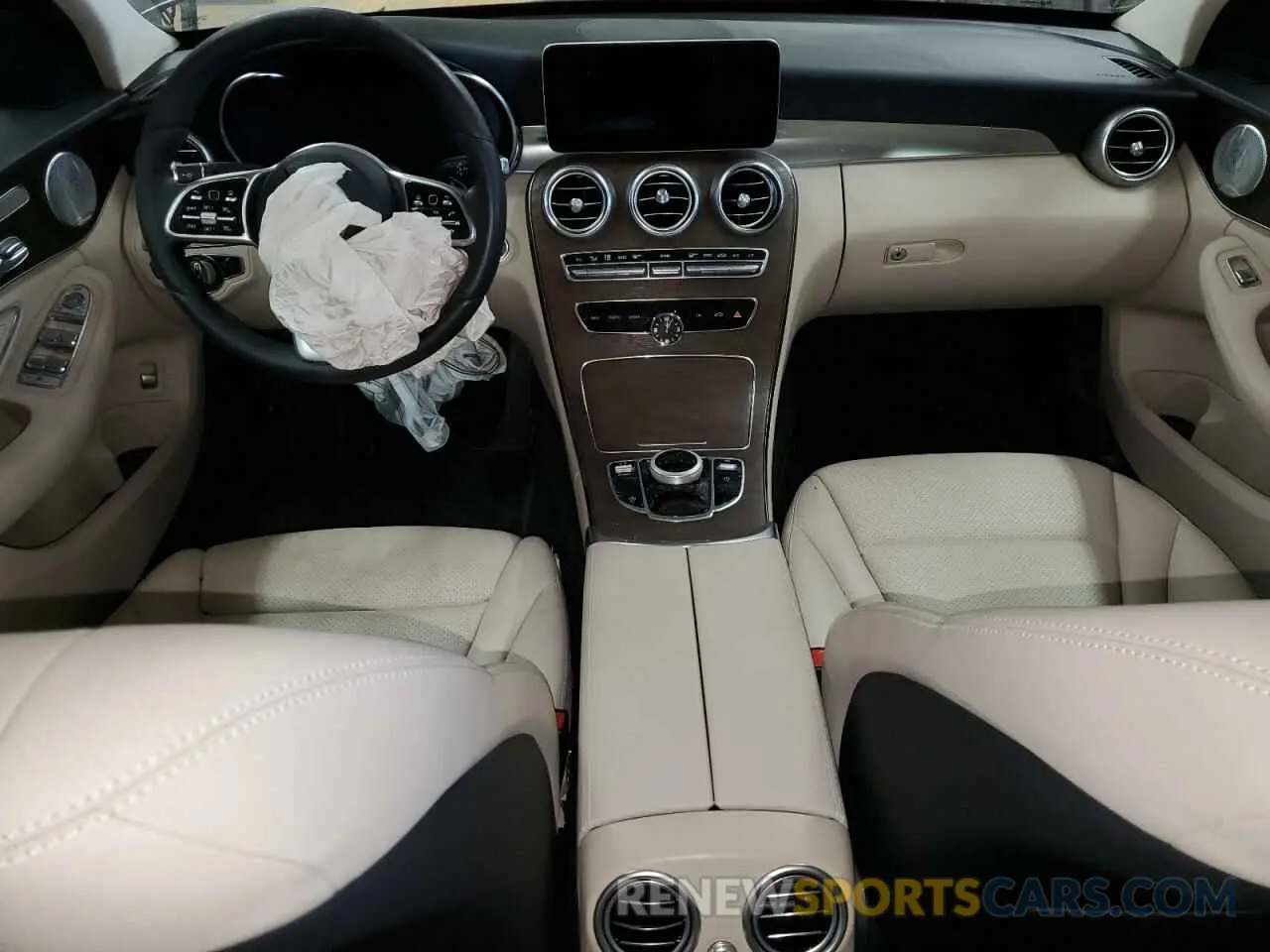 8 fotografías del automóvil dañado W1KWF8DB7MR626204 MERCEDES-BENZ C-CLASS 2021