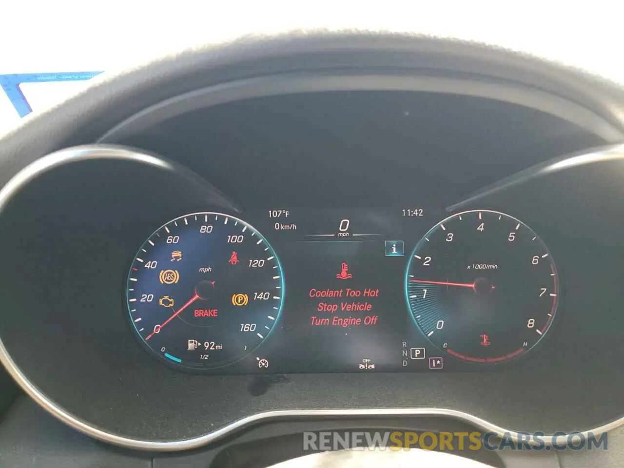 9 fotografías del automóvil dañado W1KWF8DB8MR644503 MERCEDES-BENZ C-CLASS 2021