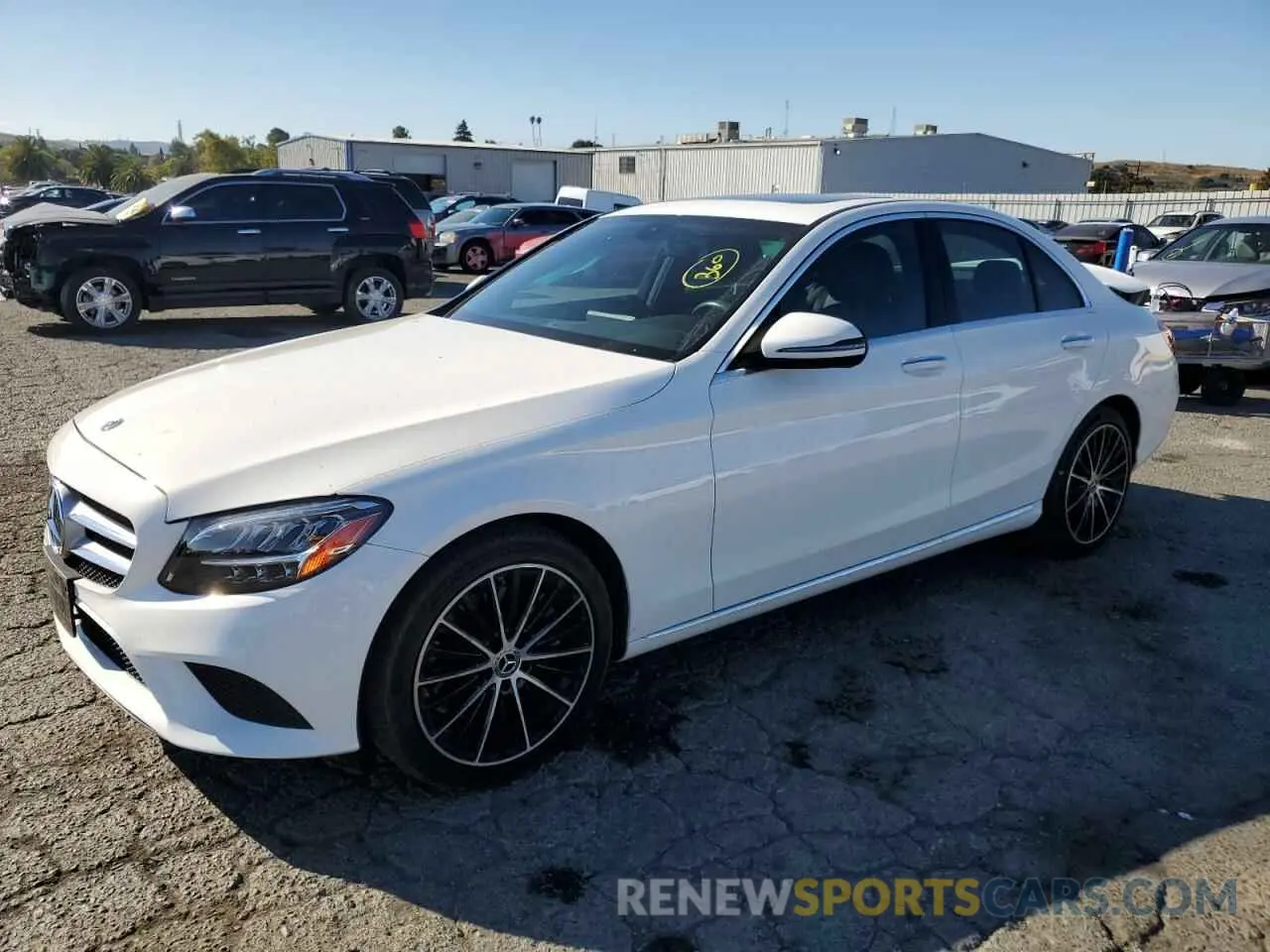 1 fotografías del automóvil dañado W1KWF8DBXMR612779 MERCEDES-BENZ C-CLASS 2021