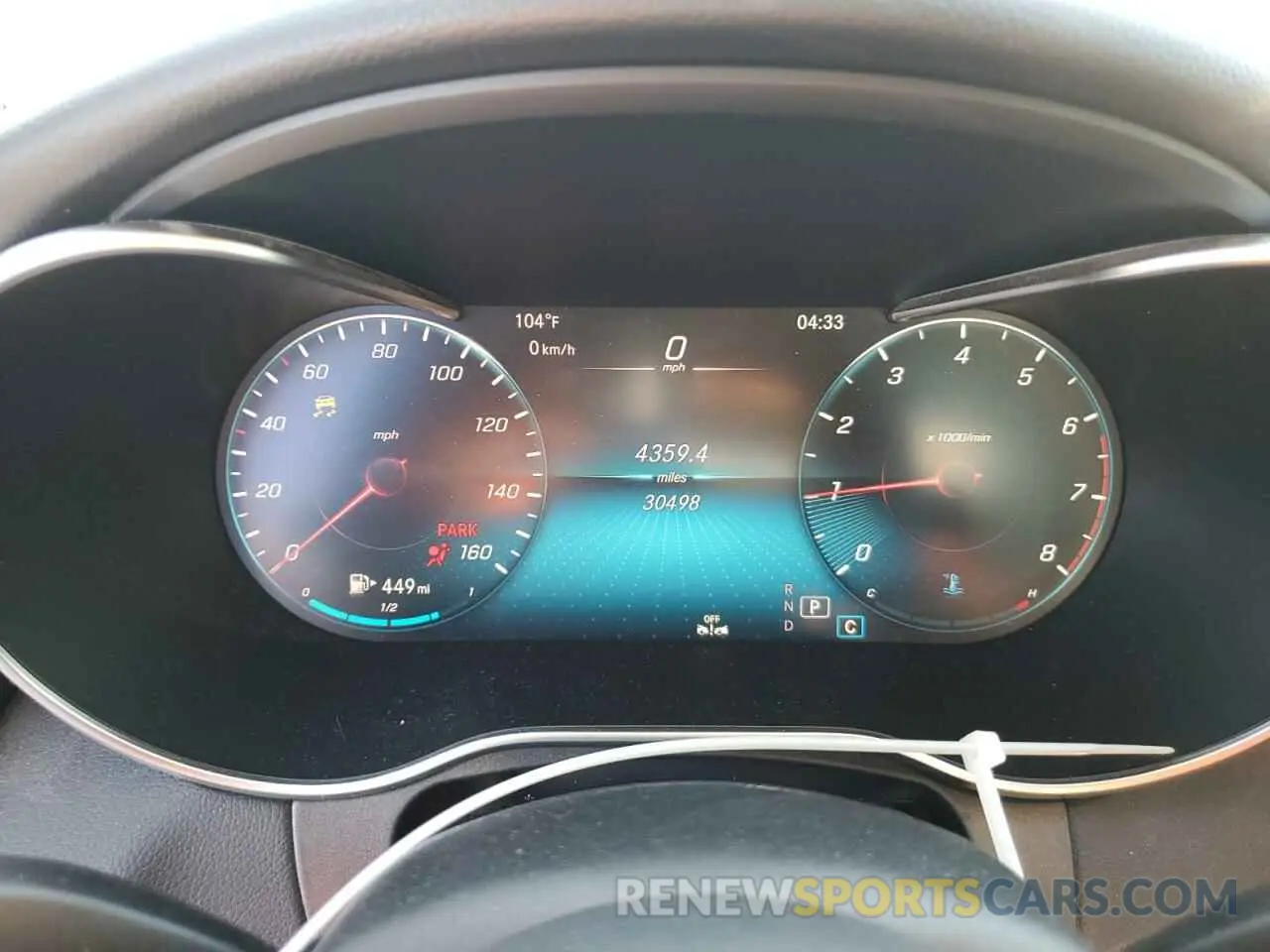 9 fotografías del automóvil dañado W1KWF8DBXMR612779 MERCEDES-BENZ C-CLASS 2021