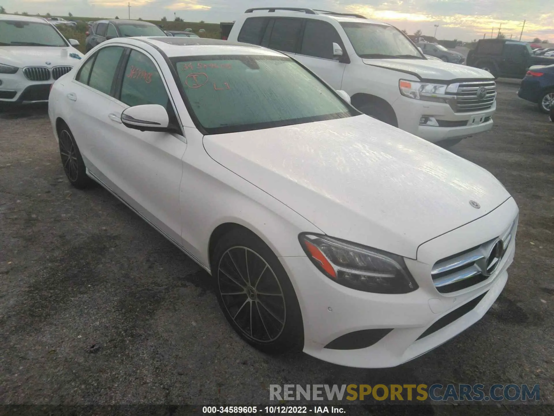 1 fotografías del automóvil dañado W1KWF8DBXMR622499 MERCEDES-BENZ C-CLASS 2021