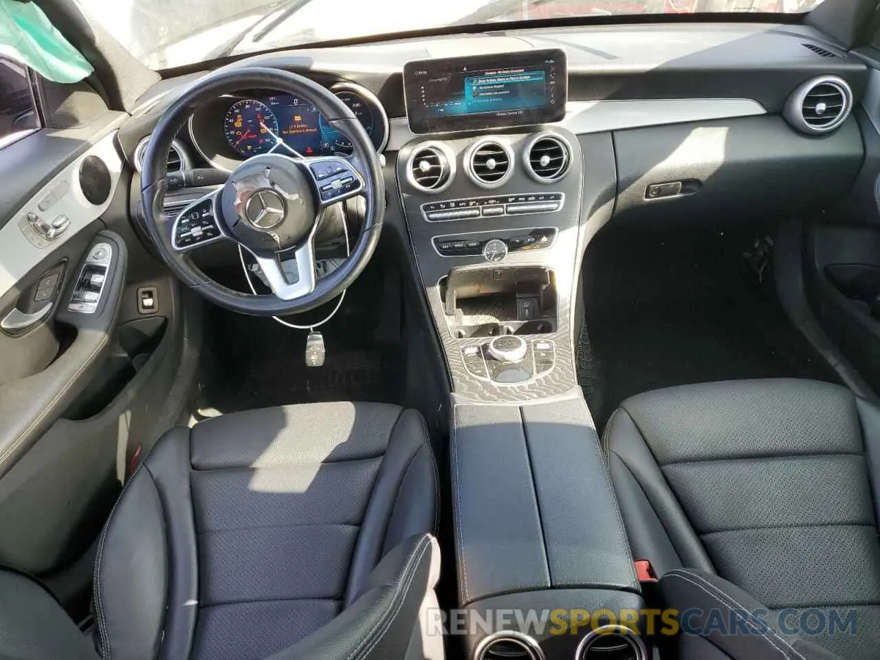 8 fotografías del automóvil dañado W1KWF8DBXMR629713 MERCEDES-BENZ C-CLASS 2021
