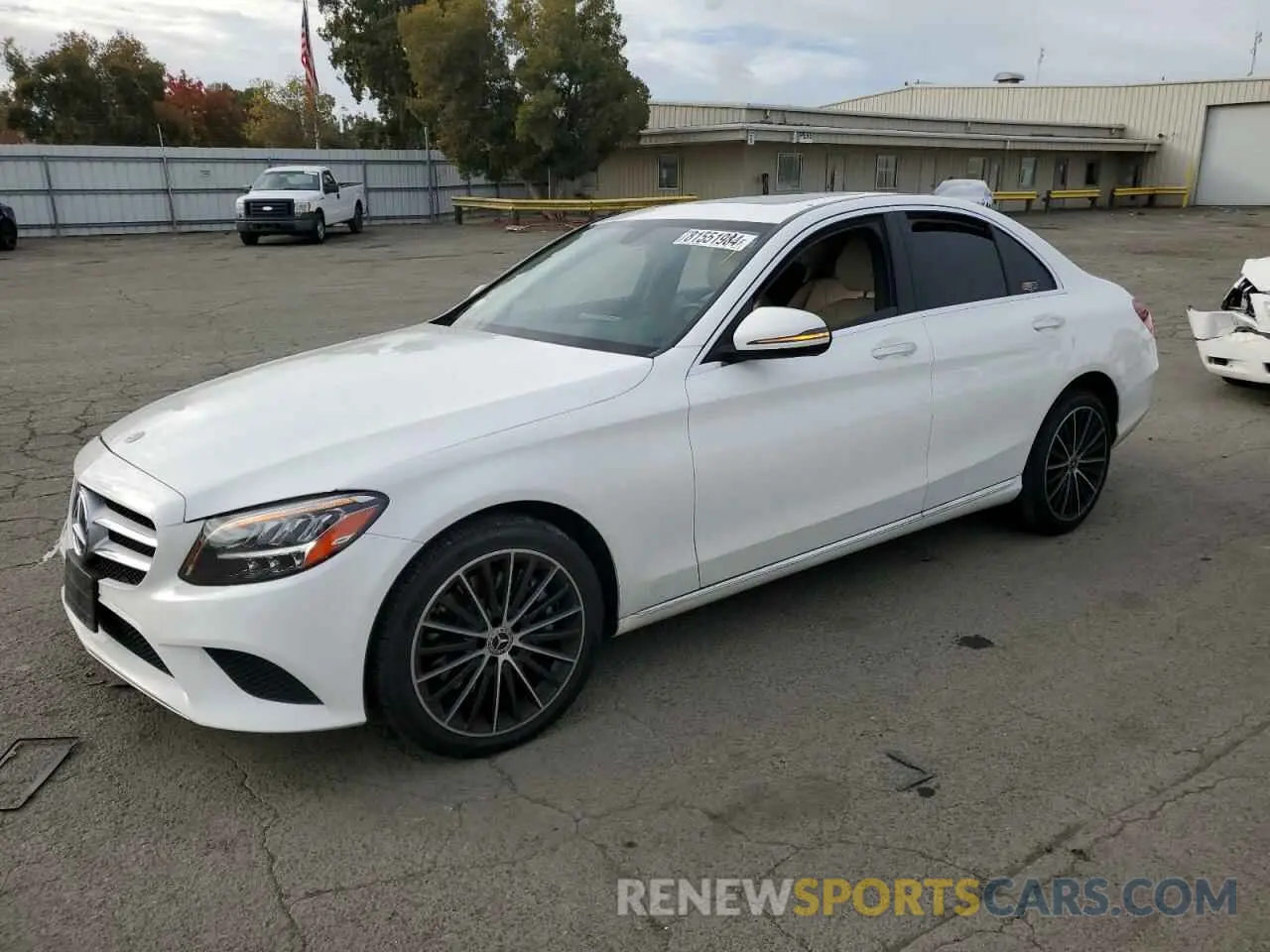 1 fotografías del automóvil dañado W1KWF8DBXMR632580 MERCEDES-BENZ C-CLASS 2021
