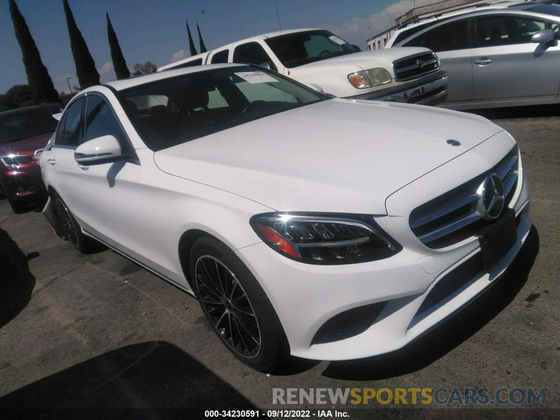 1 fotografías del automóvil dañado W1KWF8DBXMR642803 MERCEDES-BENZ C-CLASS 2021