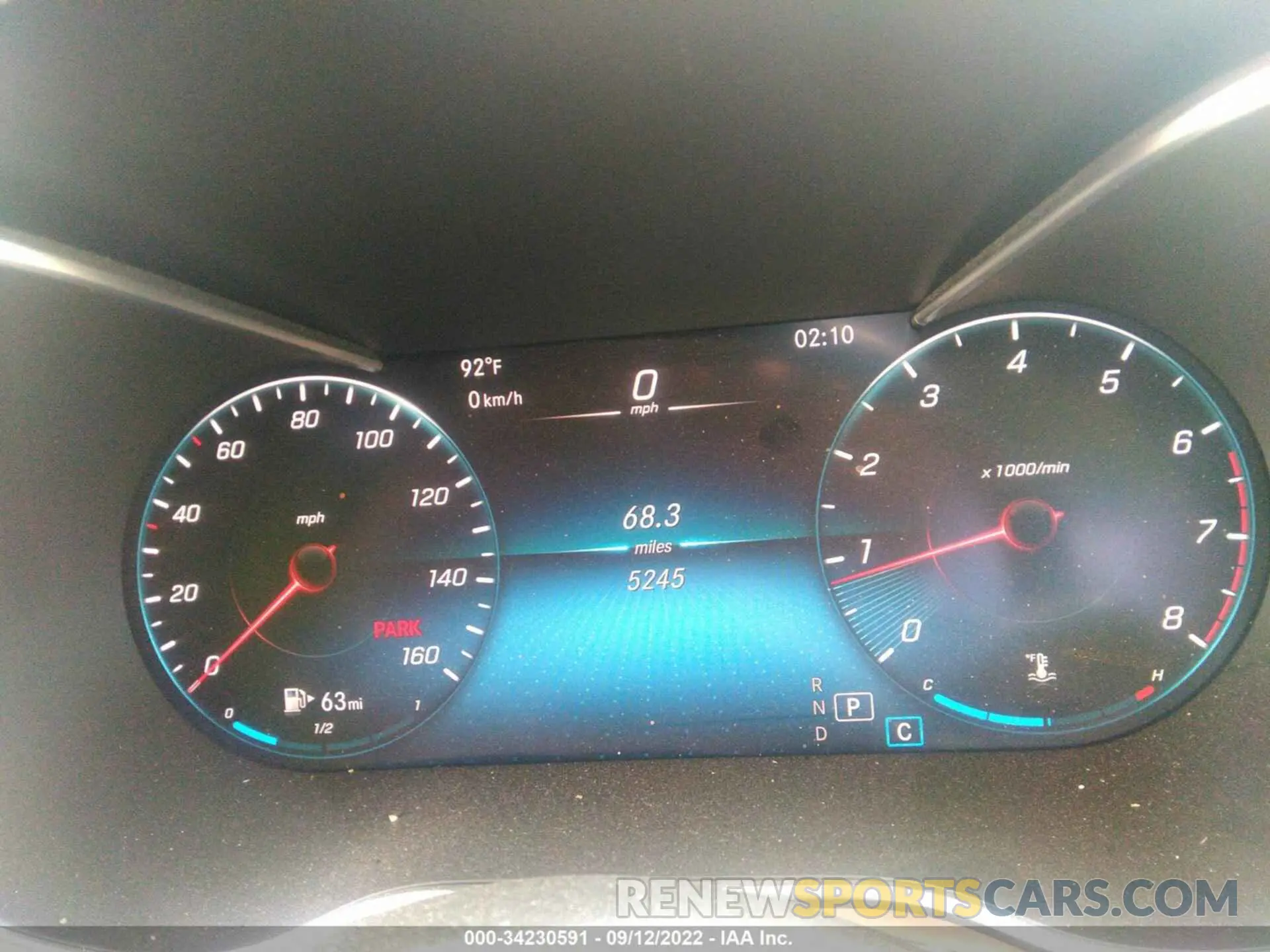 7 fotografías del automóvil dañado W1KWF8DBXMR642803 MERCEDES-BENZ C-CLASS 2021