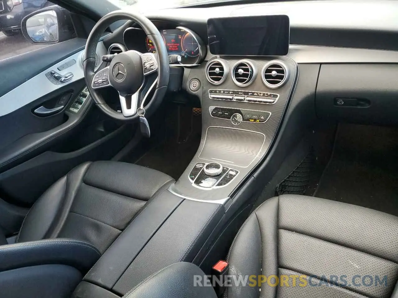 8 fotografías del automóvil dañado W1KWF8DBXMR644146 MERCEDES-BENZ C-CLASS 2021