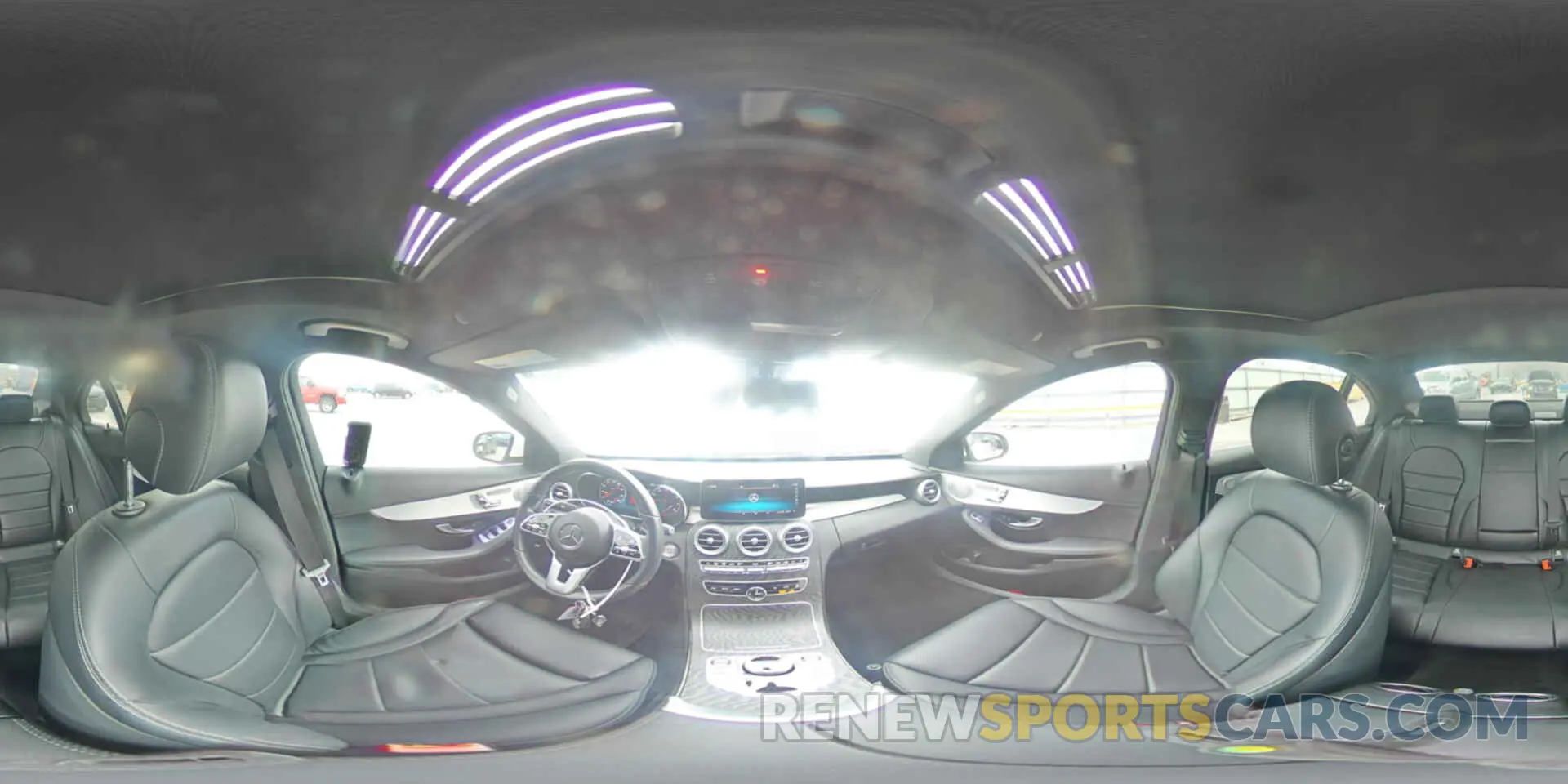 15 fotografías del automóvil dañado W1KWF8DBXMR647273 MERCEDES-BENZ C-CLASS 2021
