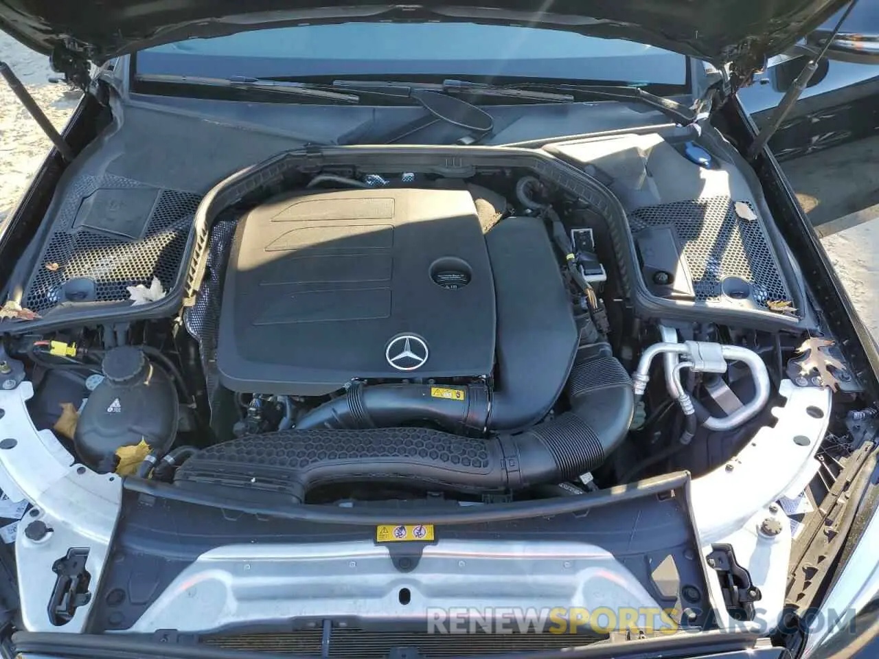 11 fotografías del automóvil dañado W1KWF8EB3MR653544 MERCEDES-BENZ C-CLASS 2021