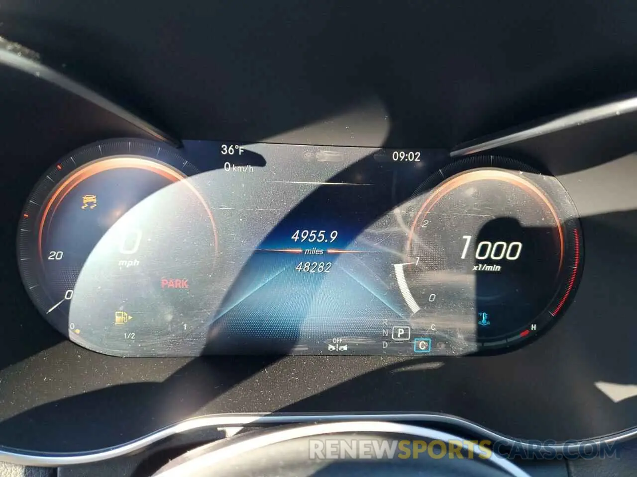 9 fotografías del automóvil dañado W1KWF8EB3MR653544 MERCEDES-BENZ C-CLASS 2021
