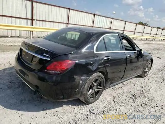 3 fotografías del automóvil dañado W1KWF8EB5MR615653 MERCEDES-BENZ C-CLASS 2021