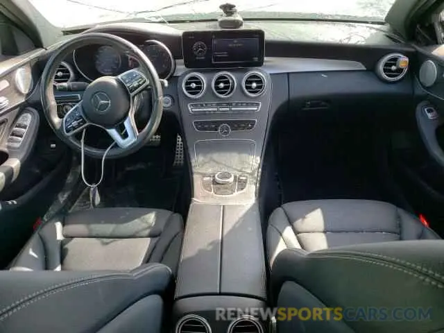 8 fotografías del automóvil dañado W1KWF8EB5MR615653 MERCEDES-BENZ C-CLASS 2021