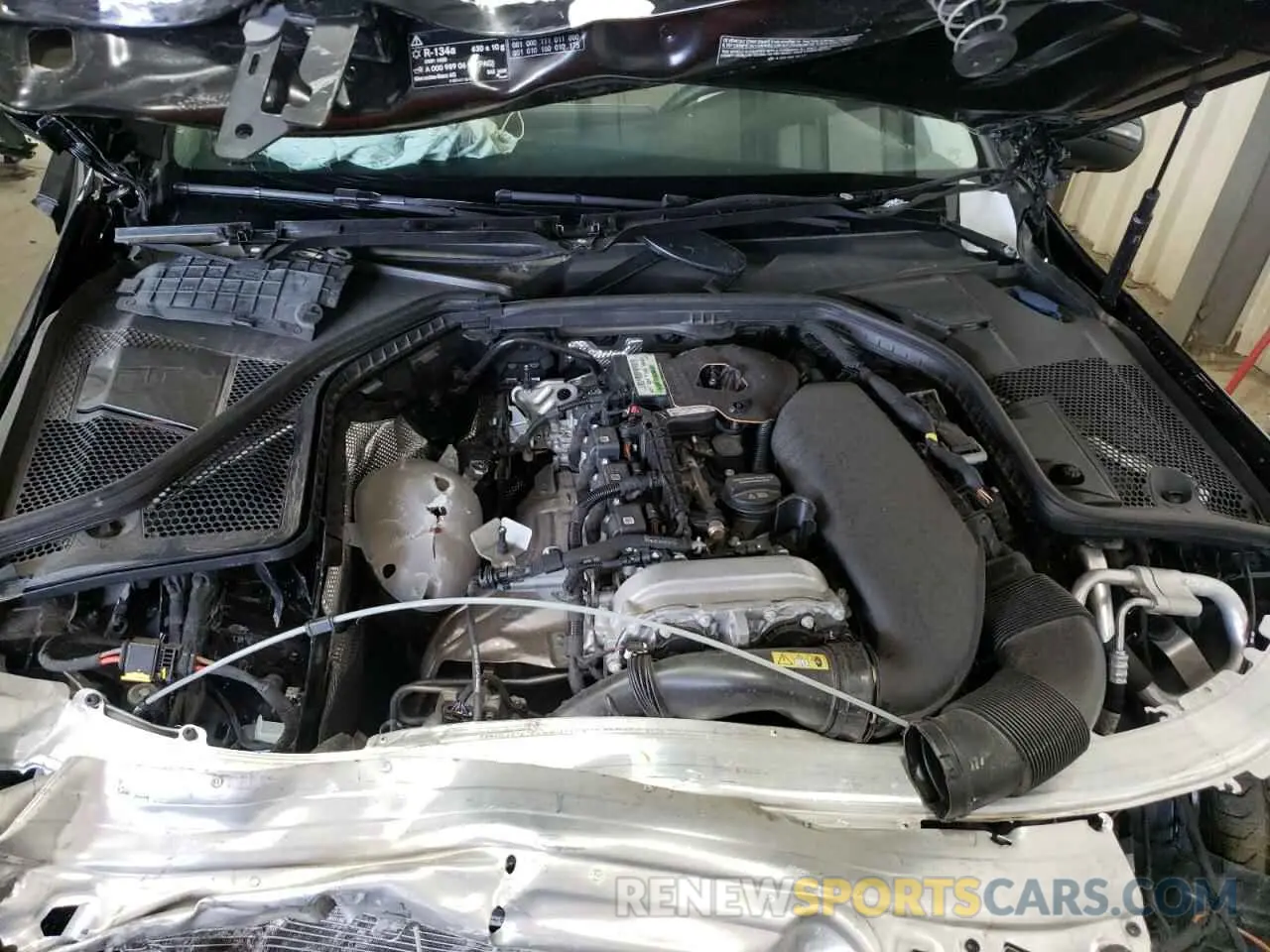 7 fotografías del automóvil dañado W1KWF8EB6MR611711 MERCEDES-BENZ C-CLASS 2021