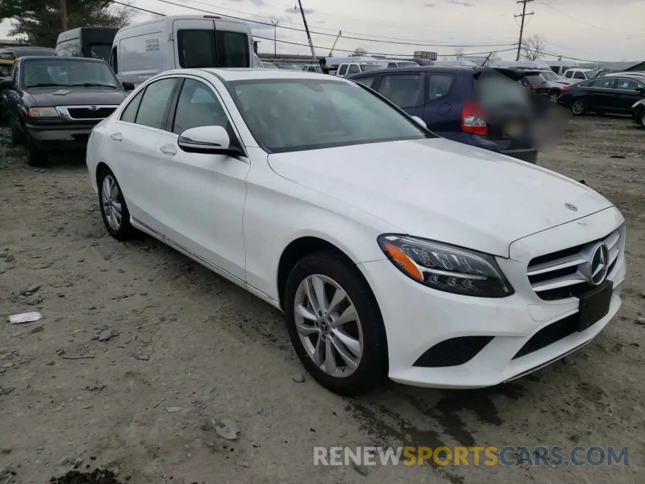 1 fotografías del automóvil dañado W1KWF8EB7MR630168 MERCEDES-BENZ C-CLASS 2021