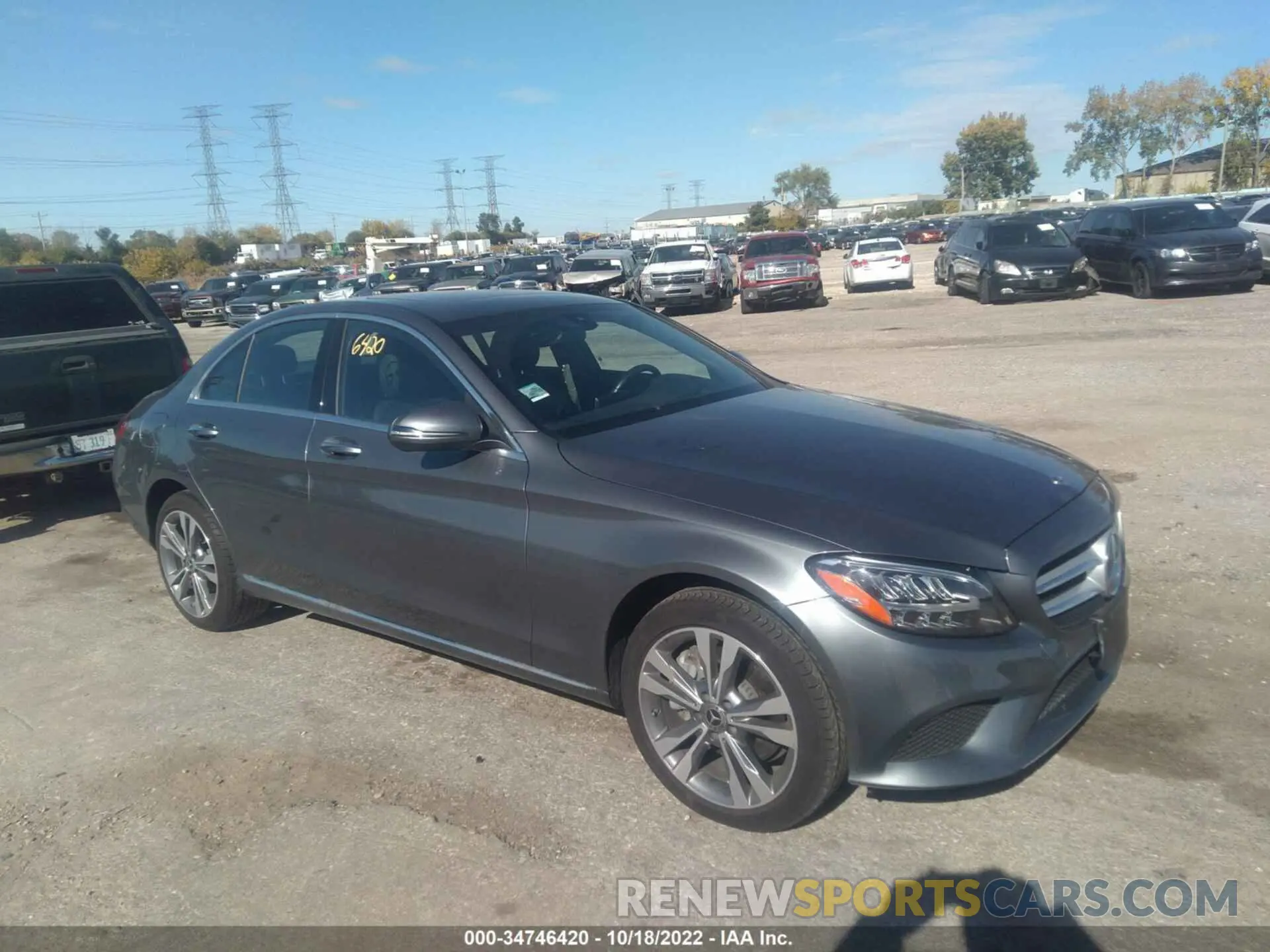 1 fotografías del automóvil dañado W1KWF8EB7MR644524 MERCEDES-BENZ C-CLASS 2021