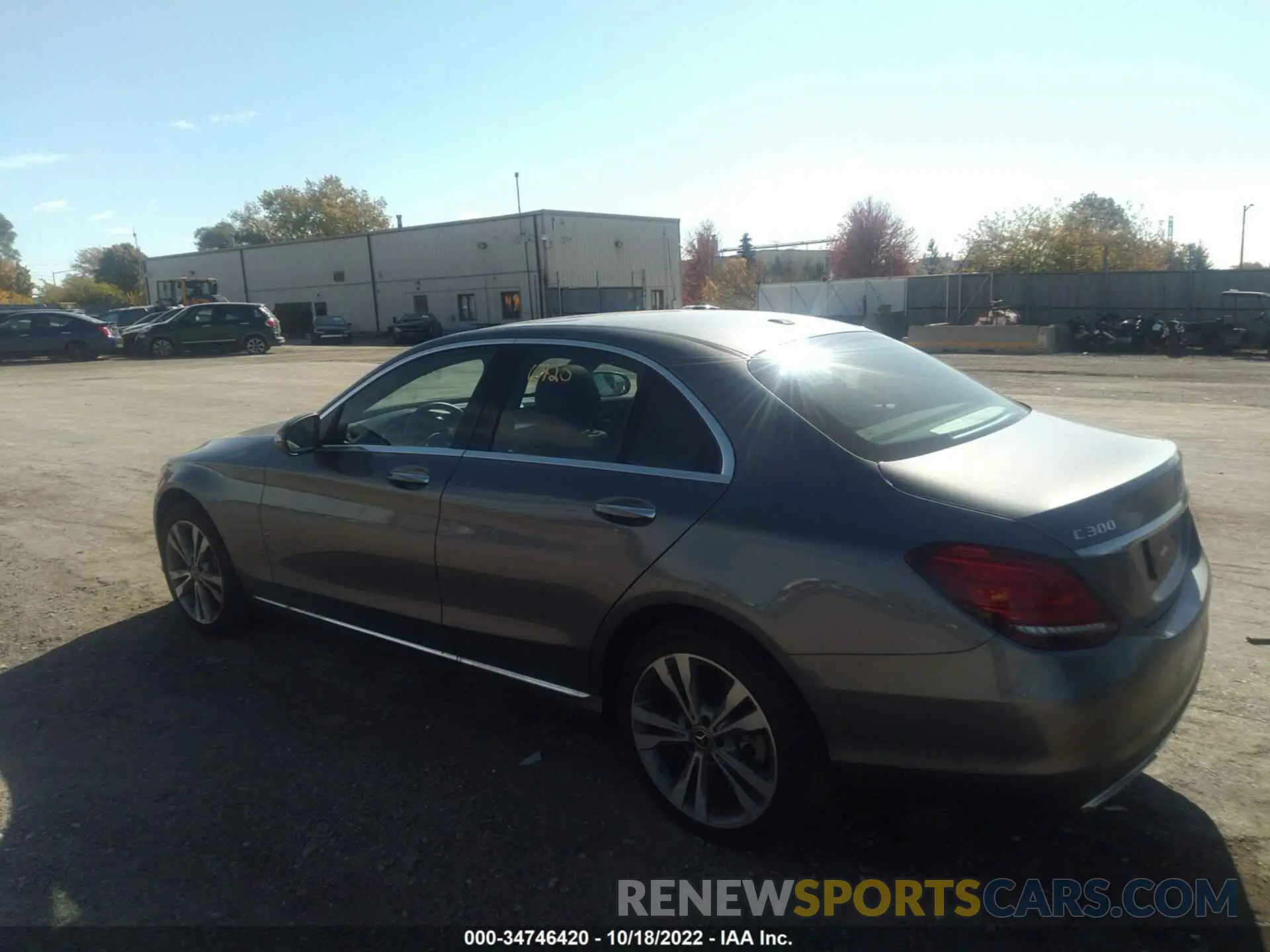 3 fotografías del automóvil dañado W1KWF8EB7MR644524 MERCEDES-BENZ C-CLASS 2021