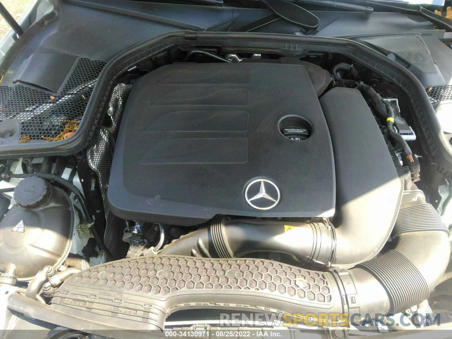 10 fotografías del automóvil dañado W1KWF8EB9MR625800 MERCEDES-BENZ C-CLASS 2021