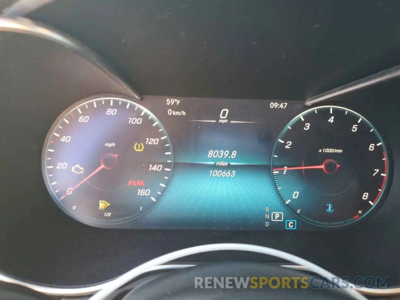 9 fotografías del automóvil dañado W1KWF8EB9MR650826 MERCEDES-BENZ C-CLASS 2021