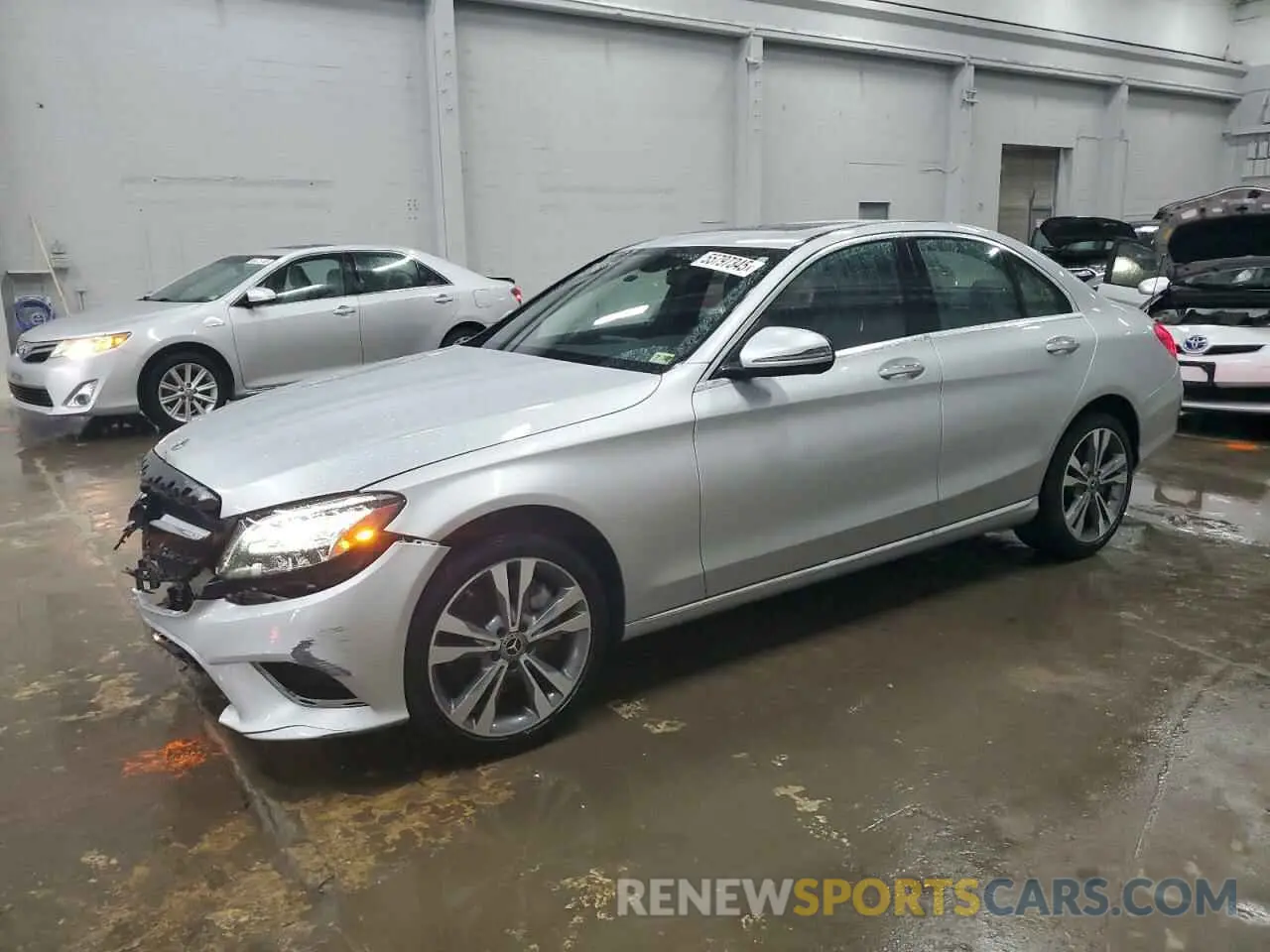 1 fotografías del automóvil dañado W1KWF8EBXMR636515 MERCEDES-BENZ C-CLASS 2021