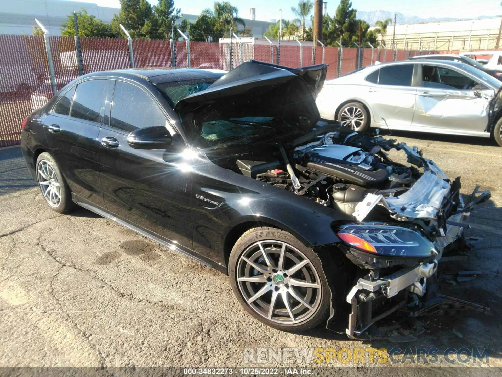1 fotografías del automóvil dañado W1KWF8GB4MR646180 MERCEDES-BENZ C-CLASS 2021