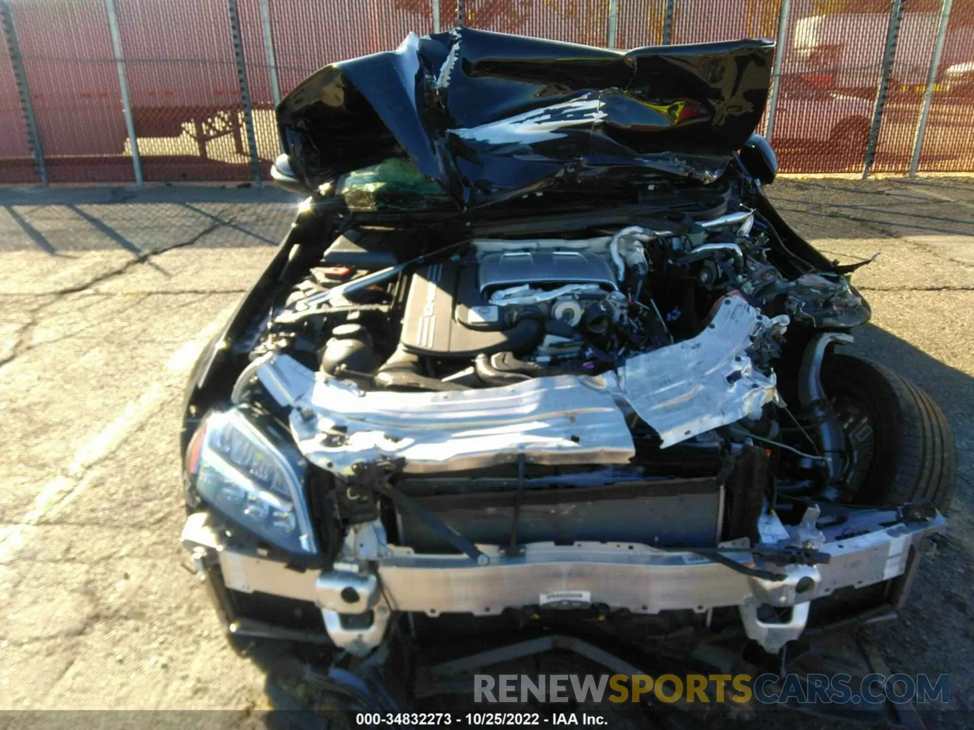6 fotografías del automóvil dañado W1KWF8GB4MR646180 MERCEDES-BENZ C-CLASS 2021