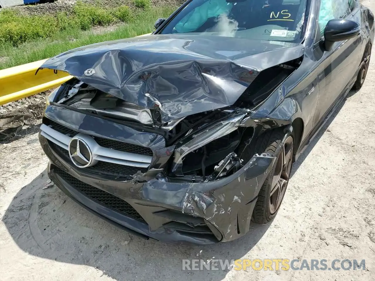 9 fotografías del automóvil dañado W1KWJ6EB2MG068890 MERCEDES-BENZ C-CLASS 2021