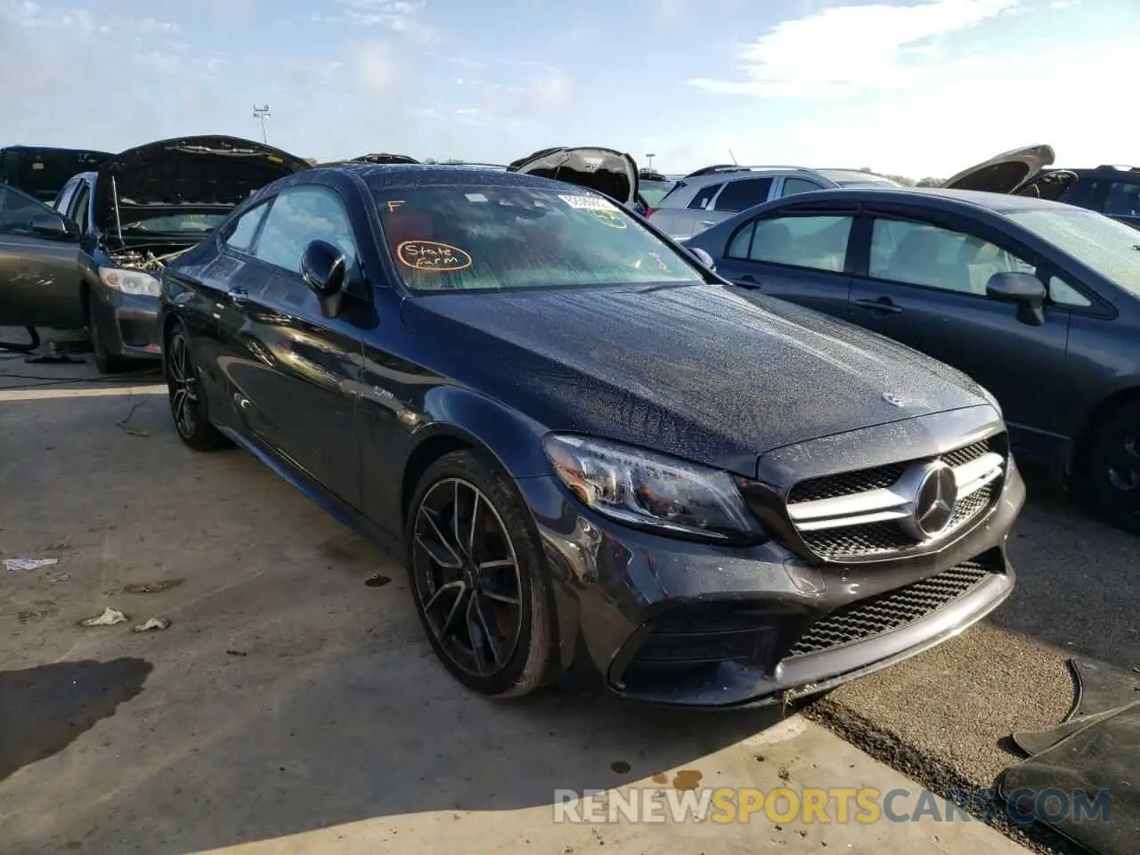 1 fotografías del automóvil dañado W1KWJ6EB4MG058961 MERCEDES-BENZ C-CLASS 2021