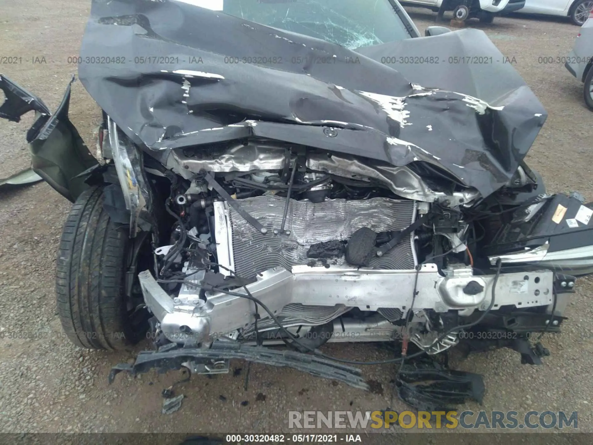 6 fotografías del automóvil dañado W1KWJ6EB5MG059715 MERCEDES-BENZ C-CLASS 2021