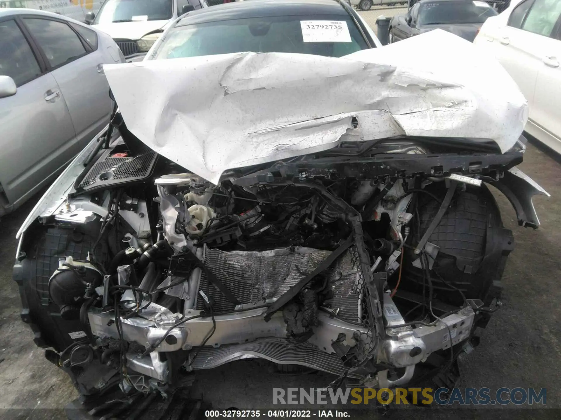 10 fotografías del automóvil dañado W1KWJ6EB5MG064834 MERCEDES-BENZ C-CLASS 2021