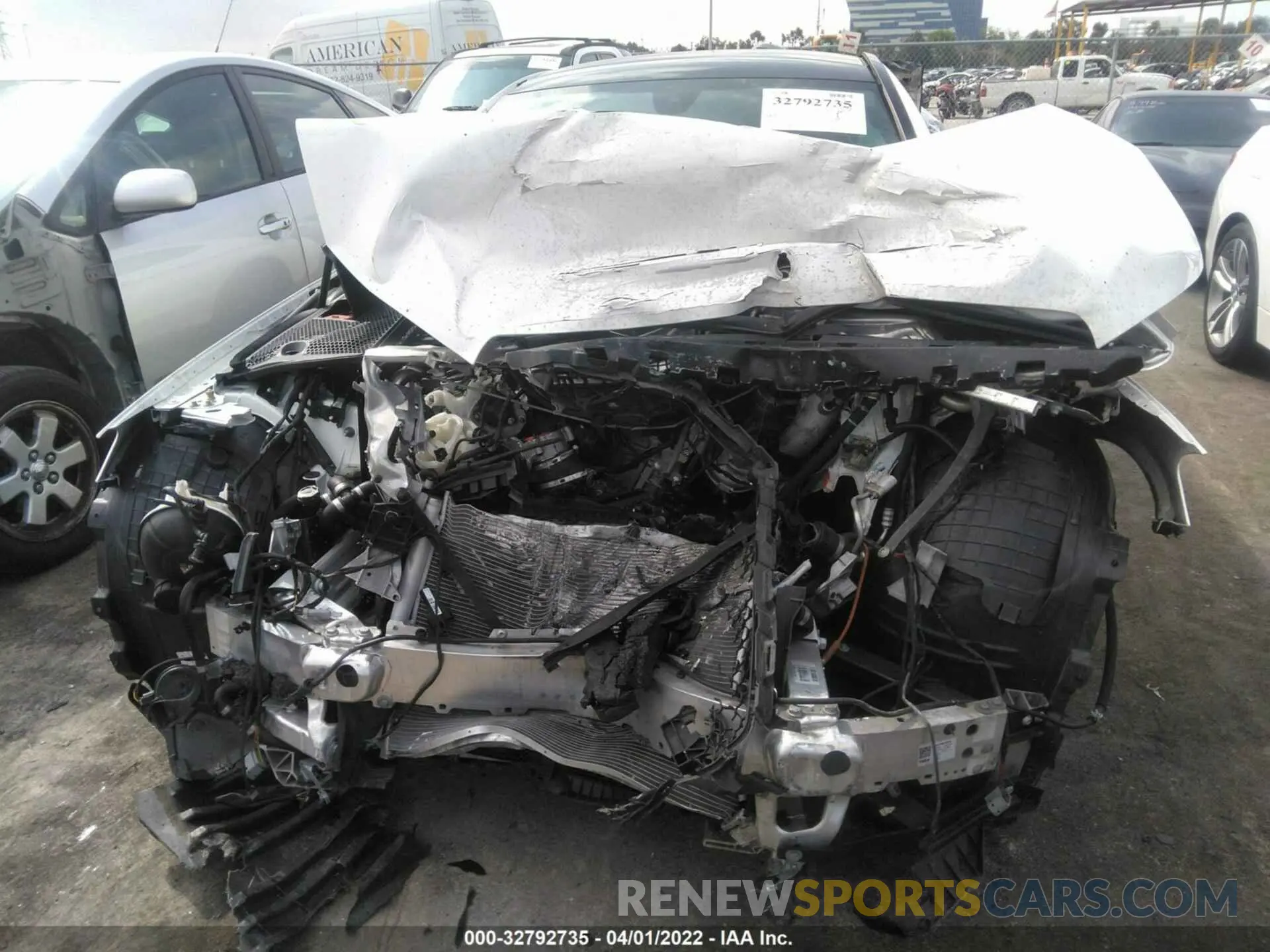 6 fotografías del automóvil dañado W1KWJ6EB5MG064834 MERCEDES-BENZ C-CLASS 2021