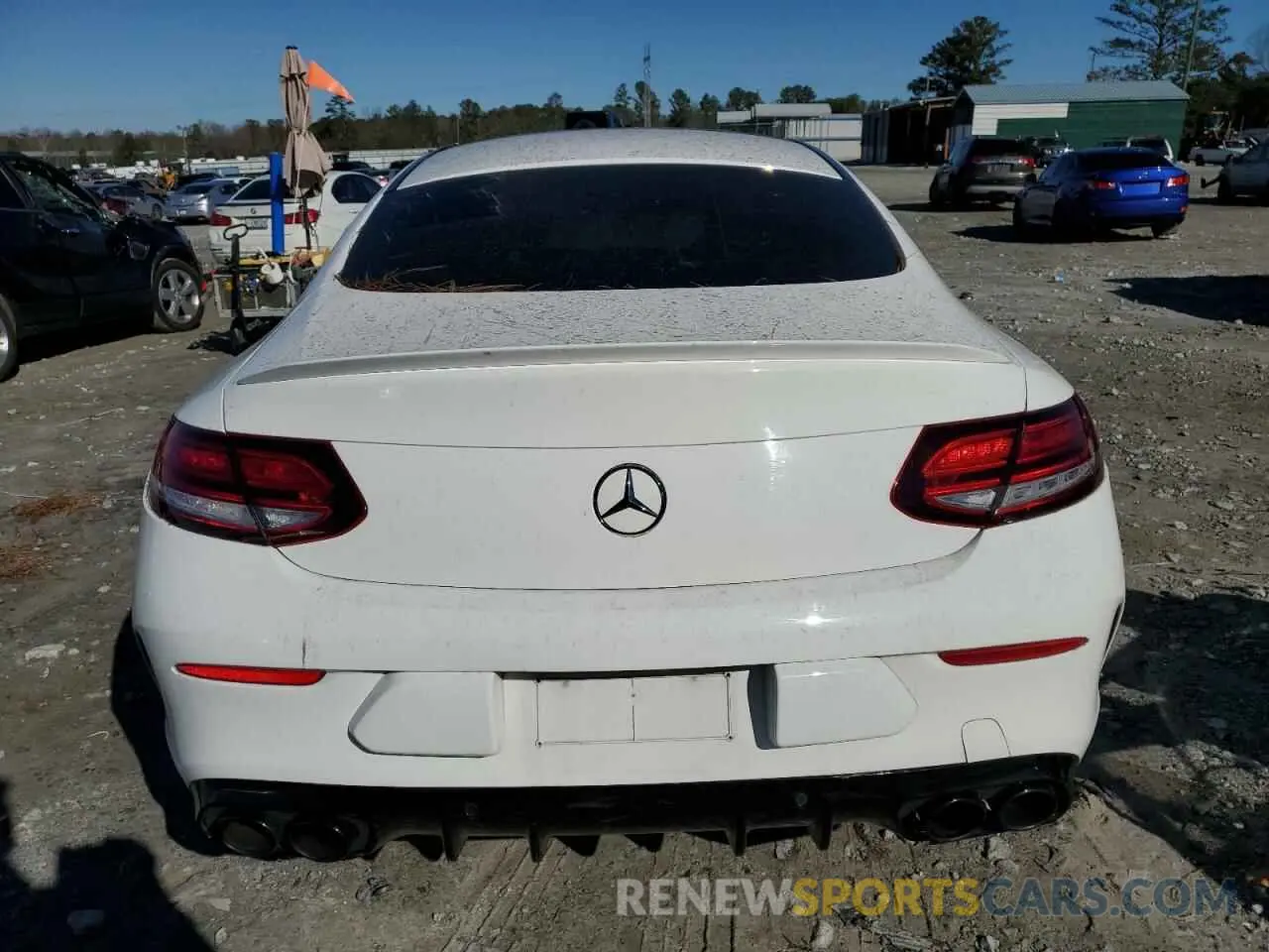6 fotografías del automóvil dañado W1KWJ6EB9MG094080 MERCEDES-BENZ C-CLASS 2021