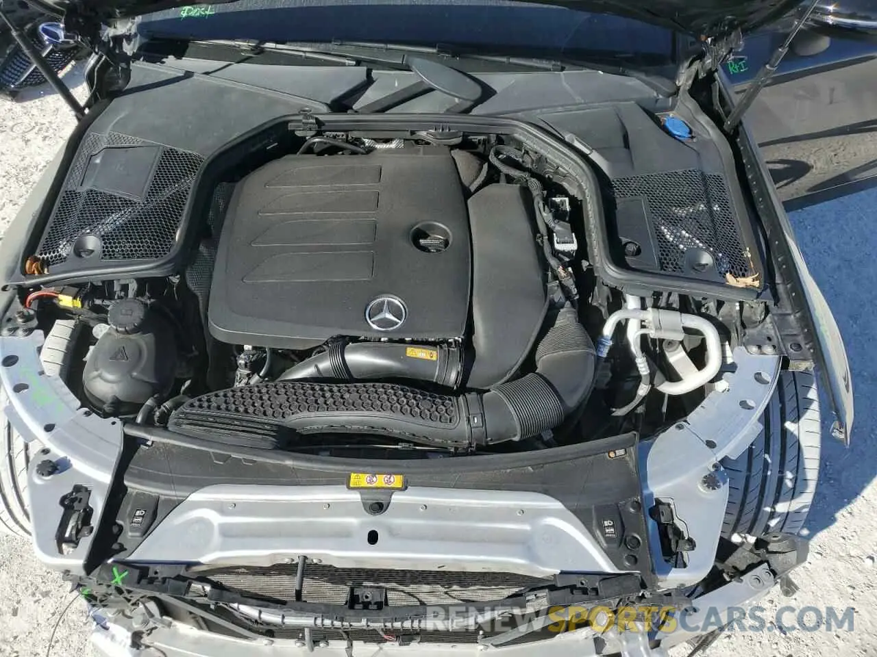 11 fotografías del automóvil dañado W1KWJ8DB3MG066286 MERCEDES-BENZ C-CLASS 2021