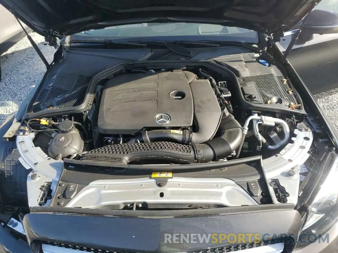 11 fotografías del automóvil dañado W1KWJ8DB3MG073786 MERCEDES-BENZ C-CLASS 2021
