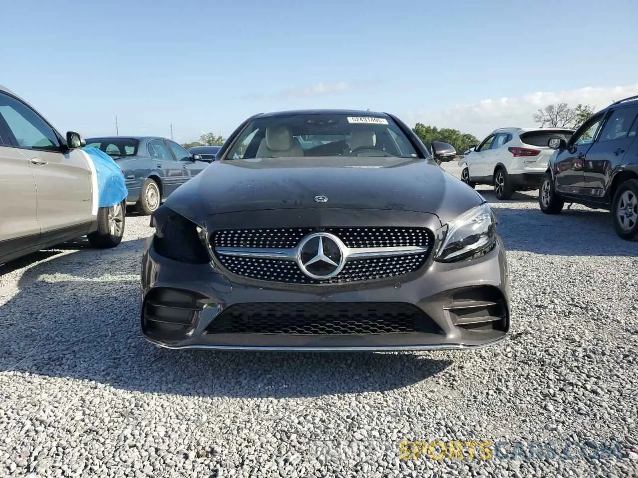 5 fotografías del automóvil dañado W1KWJ8DB3MG073786 MERCEDES-BENZ C-CLASS 2021