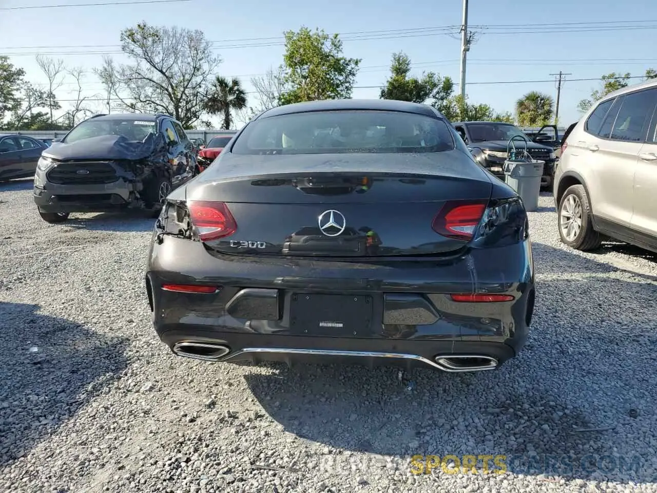 6 fotografías del automóvil dañado W1KWJ8DB3MG073786 MERCEDES-BENZ C-CLASS 2021