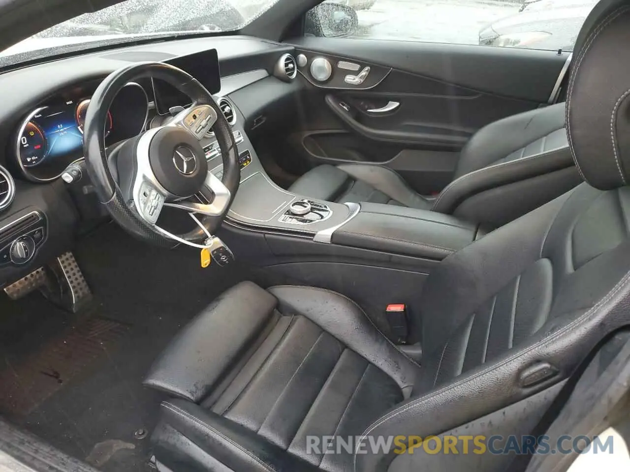 8 fotografías del automóvil dañado W1KWJ8DB8MG102764 MERCEDES-BENZ C-CLASS 2021