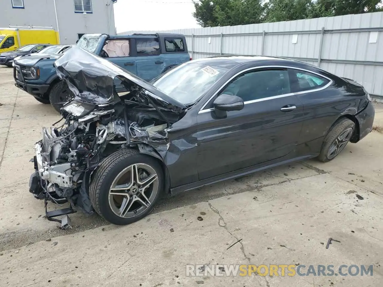 1 fotografías del automóvil dañado W1KWJ8EB4MG046031 MERCEDES-BENZ C-CLASS 2021