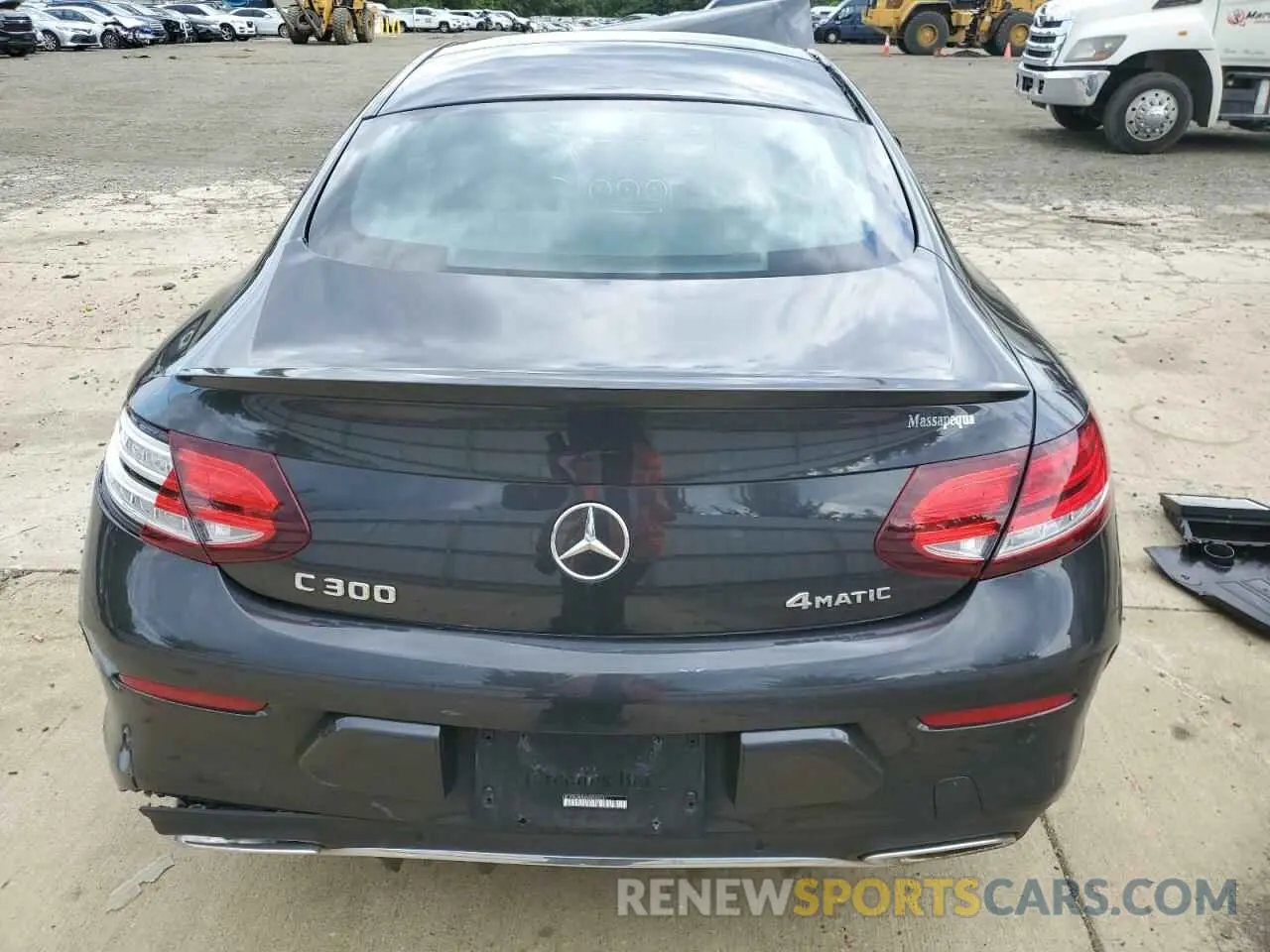 6 fotografías del automóvil dañado W1KWJ8EB4MG046031 MERCEDES-BENZ C-CLASS 2021