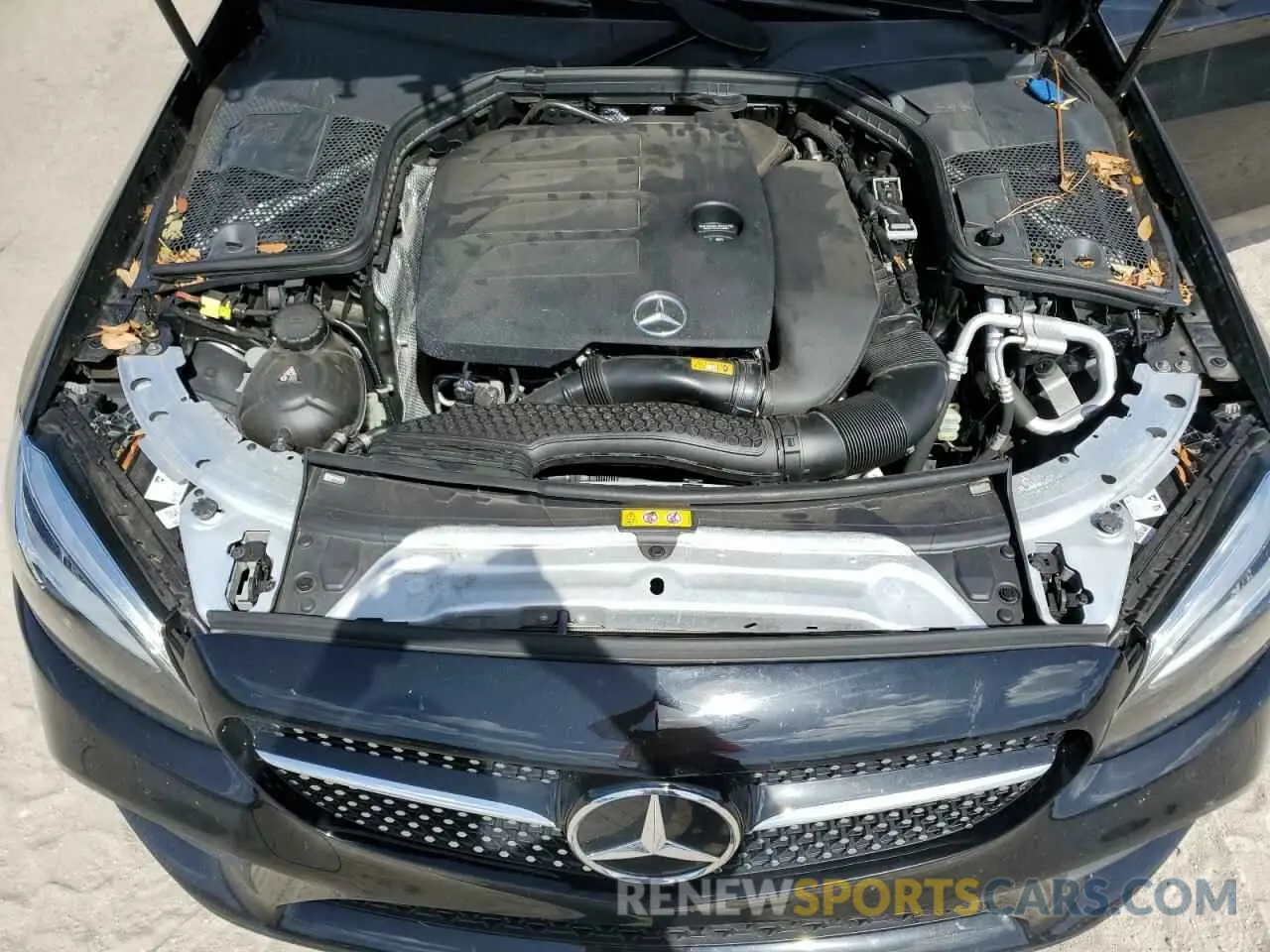 11 fotografías del automóvil dañado W1KWJ8EB4MG092040 MERCEDES-BENZ C-CLASS 2021